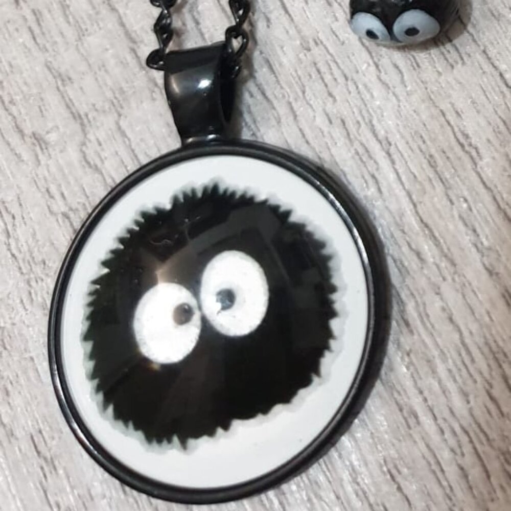 Soot Sprites Studio Ghibli Necklace Spirited Away Accessory Unisex Pendant Gift